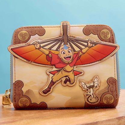 Avatar: The Last Airbender Aang Glider Staff Zip Around Wallet - Image 2