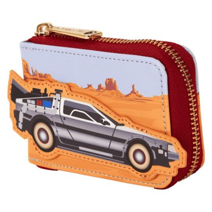 Back To The Future 40th Anniversary Delorean Accordion Wallet - Image 4