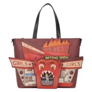 Beetlejuice Dante's Inferno Room Tote Crossbody Bag with Coin Bag