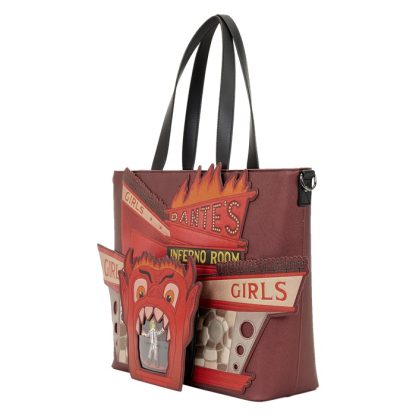 Beetlejuice Dante's Inferno Room Tote Crossbody Bag with Coin Bag - Image 5