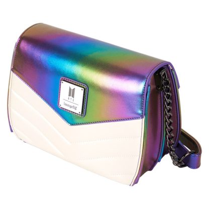 Funko Pop! By Loungefly BTS Iridescent Quilted Crossbody Bag - Image 8