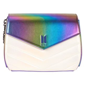 Funko Pop! By Loungefly BTS Iridescent Quilted Crossbody Bag