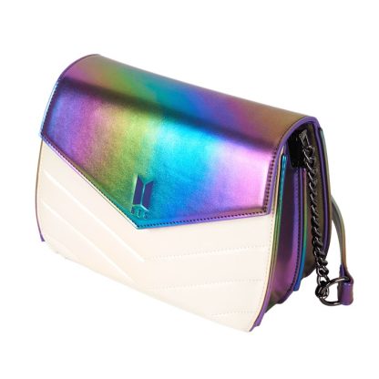 Funko Pop! By Loungefly BTS Iridescent Quilted Crossbody Bag - Image 4