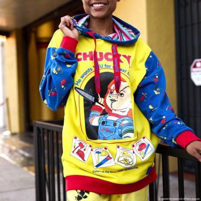 Chucky Good Guys Color Block Unisex Hoodie - Image 2