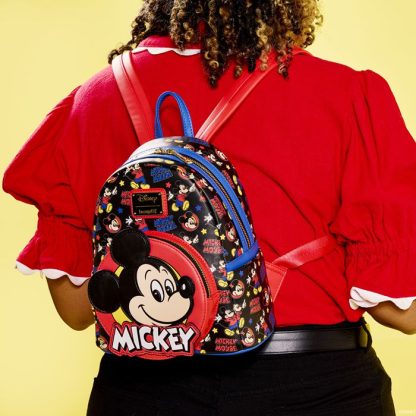 Mickey Mouse Classic All-Over Print Mini Backpack - Image 2