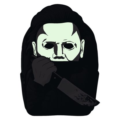 Halloween Michael Myers Cosplay Glow Full-Size Backpack - Image 3