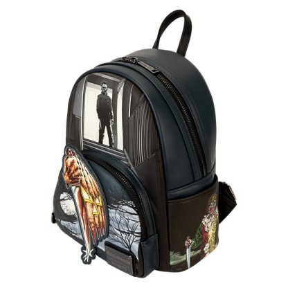 Halloween Michael Myers Jack-O'-Lantern Glow Mini Backpack - Image 5