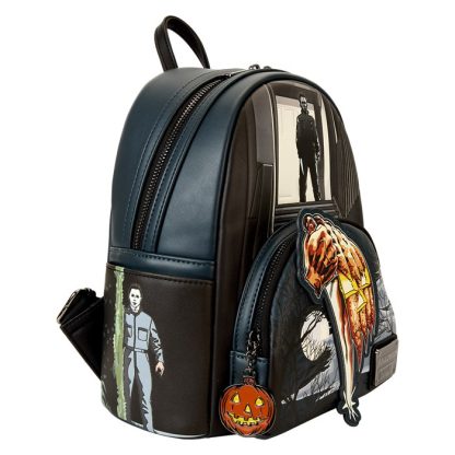 Halloween Michael Myers Jack-O'-Lantern Glow Mini Backpack - Image 6