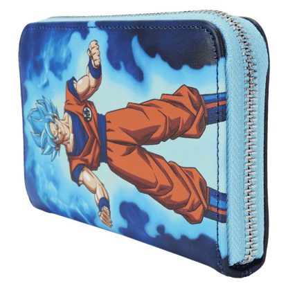 Dragon Ball Exclusive Goku & Vegeta Super Saiyan Blue Glow Zip Around Wallet - Image 3