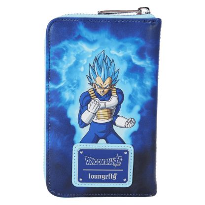 Dragon Ball Exclusive Goku & Vegeta Super Saiyan Blue Glow Zip Around Wallet - Image 2