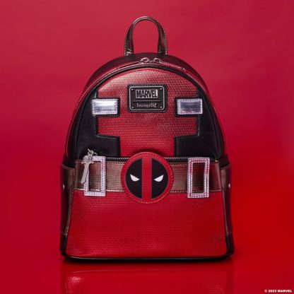Marvel Metallic Deadpool Cosplay Mini Backpack - Image 2