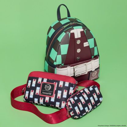 Demon Slayer All-Over Print Sling Crossbody Bag with Coin Bag - Image 3