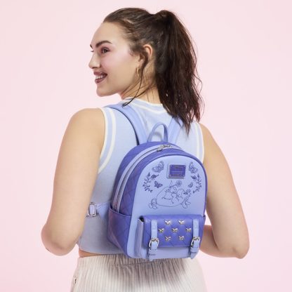 Winnie The Pooh Floral Eeyore Quilted Texture Mini Backpack - Image 3