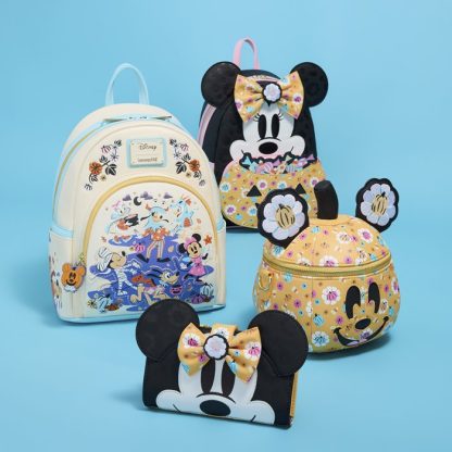Minnie Mouse Cosplay Floral Pumpkin Glow Mini Backpack - Image 3