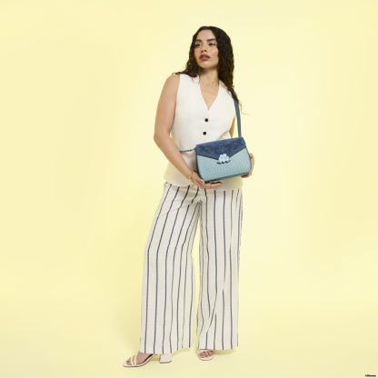 Stitch Embroidered Floral Crossbody Bag - Image 2