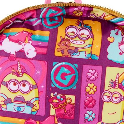 Minions Fluffy Unicorn Rainbow Mini Backpack - Image 7