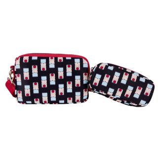 Demon Slayer All-Over Print Sling Crossbody Bag with Coin Bag