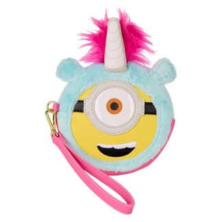 Minions Fluffy Unicorn Exclusive Costume Plush Wristlet Wallet