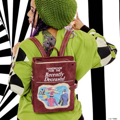 Beetlejuice Handbook For The Recently Deceased Pin Trader Backpack - Image 2