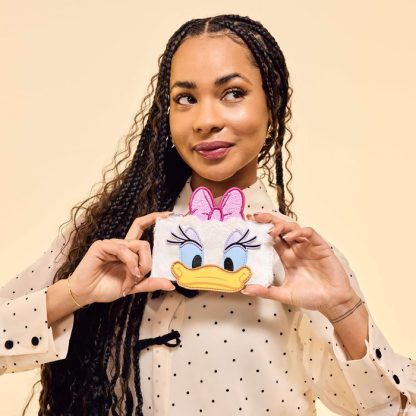 Daisy Duck 85th Anniversary Sequin Plush Cosplay Large Card Holder - Image 2
