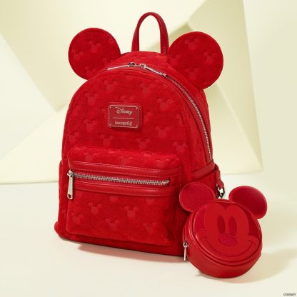 Mickey Mouse All-Over Print Terry Cloth Mini Backpack - Image 2