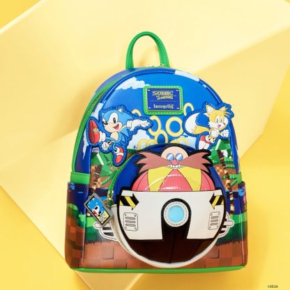 Sonic The Hedgehog Light Up Mini Backpack - Image 2