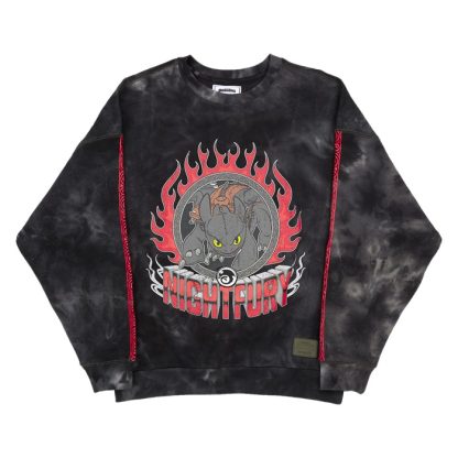 How To Train Your Dragon Night Fury Crewneck Sweatshirt