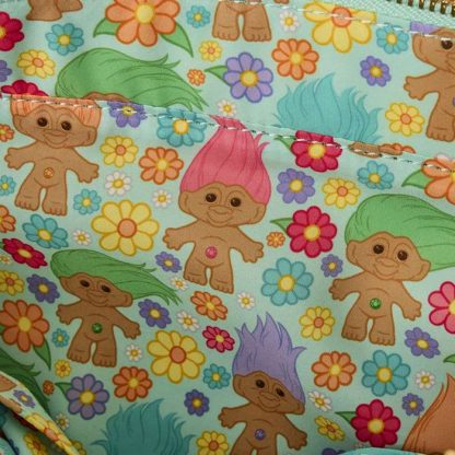 Classic Trolls Plush Glitter Tote Crossbody Bag with Coin Bag - Image 6