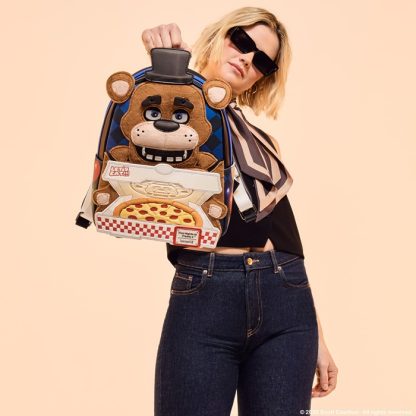 Five Nights at Freddy's Freddy Fazbear Plush Cosplay Lenticular Mini Backpack - Image 2
