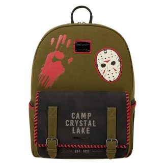 Friday the 13th Camp Crystal Lake Canvas Glow Full-Size Backpack