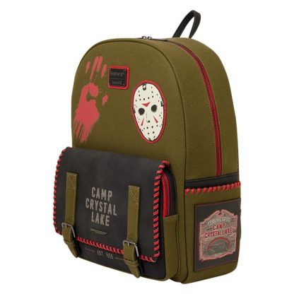 Friday the 13th Camp Crystal Lake Canvas Glow Full-Size Backpack - Image 6