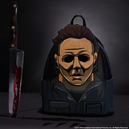 Halloween Michael Myers Glow Mask Cosplay Mini Backpack - Image 3