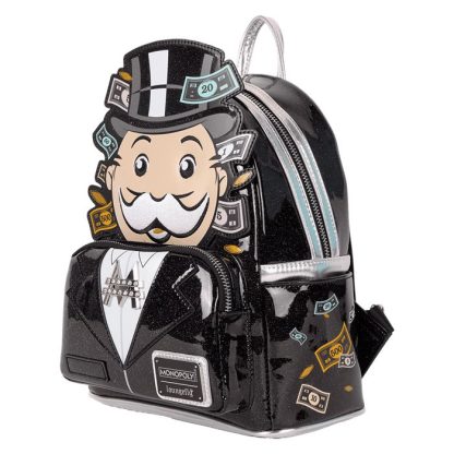 Monopoly 90th Anniversary Pennybags Glitter Cosplay Mini Backpack - Image 3