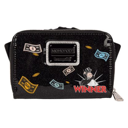 Monopoly 90th Anniversary Money Glitter Zip Around Wallet - Image 4