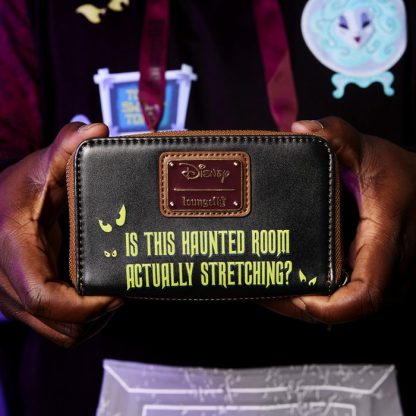 Haunted Mansion Stretching Room Portraits Glow Zip Around Wallet - Image 2