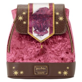 Exclusive Harry Potter Gryffindor Banner Velvet Mini Backpack