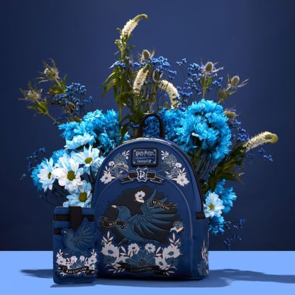 Harry Potter Ravenclaw House Floral Tattoo Mini Backpack - Image 3