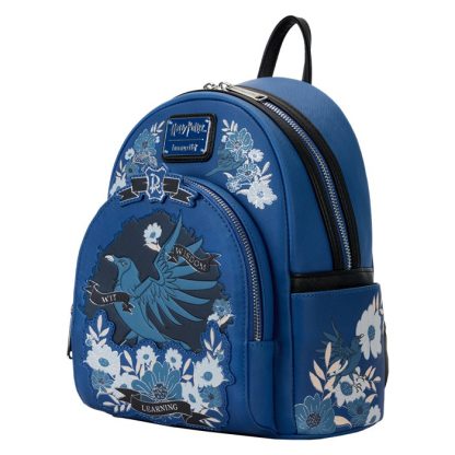 Harry Potter Ravenclaw House Floral Tattoo Mini Backpack - Image 4
