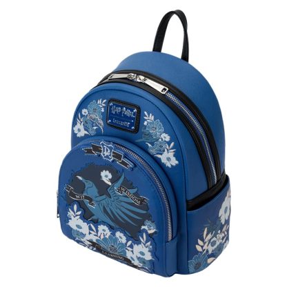 Harry Potter Ravenclaw House Floral Tattoo Mini Backpack - Image 5