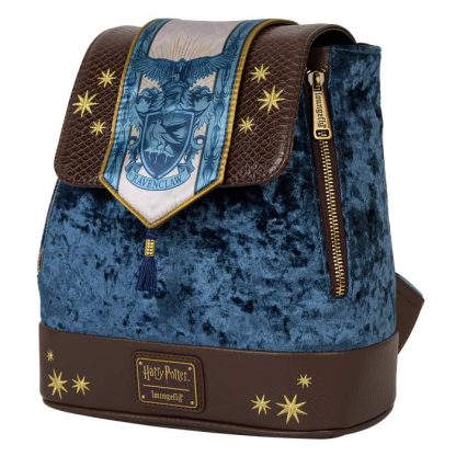 Exclusive Harry Potter Ravenclaw Banner Velvet Mini Backpack - Image 3
