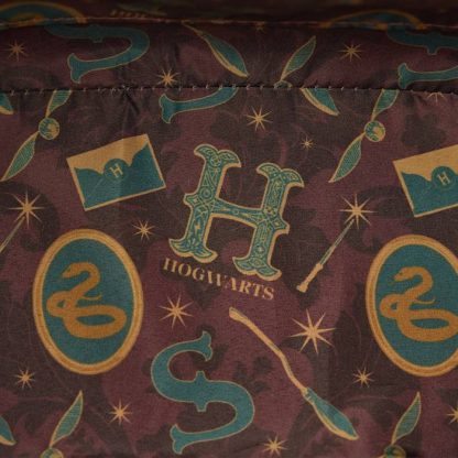 Exclusive Harry Potter Slytherin Banner Velvet Mini Backpack - Image 6