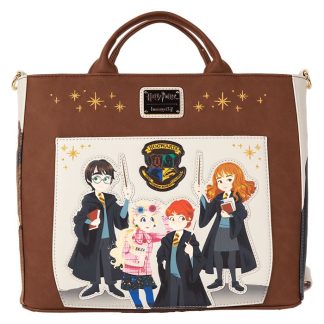 Harry Potter Hogwarts Convertible Backpack & Tote Crossbody Bag
