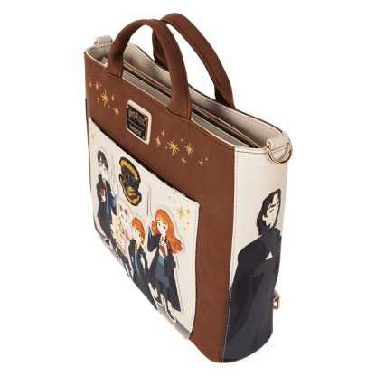 Harry Potter Hogwarts Convertible Backpack & Tote Crossbody Bag - Image 5