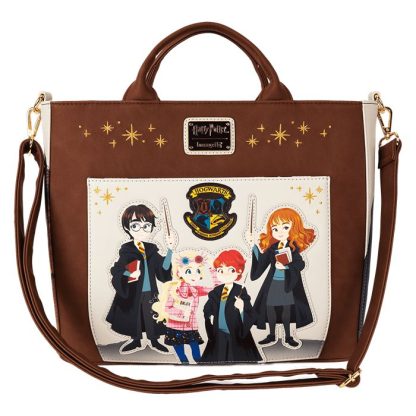 Harry Potter Hogwarts Convertible Backpack & Tote Crossbody Bag - Image 10