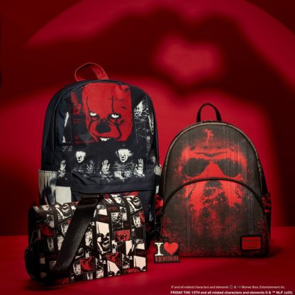 I Heart Horror It Pennywise Glow Full-Size Backpack - Image 3