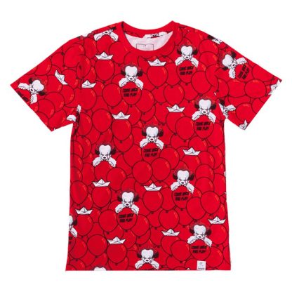 It Pennywise Red Balloon Unisex Tee - Image 3