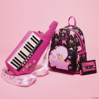 Jem and the Holograms Figural Keytar Glow Crossbody Bag - Image 3