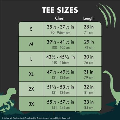 Jurassic World Jungle Scene Unisex Tee - Image 5