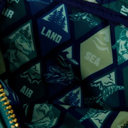 Jurassic World Jungle Dinosaur Silhouette Sling Crossbody Bag With Coin Bag - Image 6