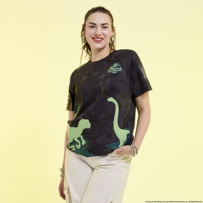 Jurassic World Jungle Scene Unisex Tee - Image 2